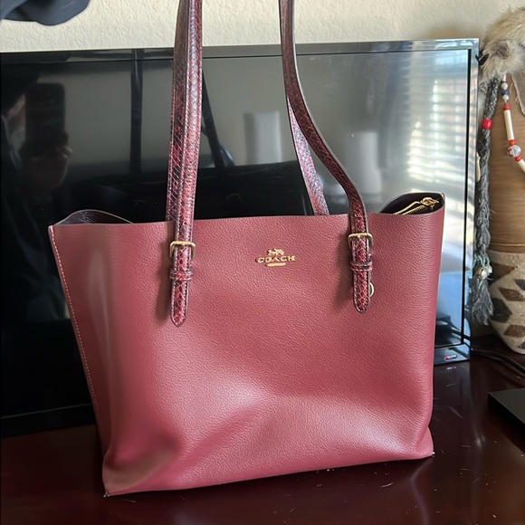 Coach purse/tote with smaller accessories bag. - Picture 2 of 6